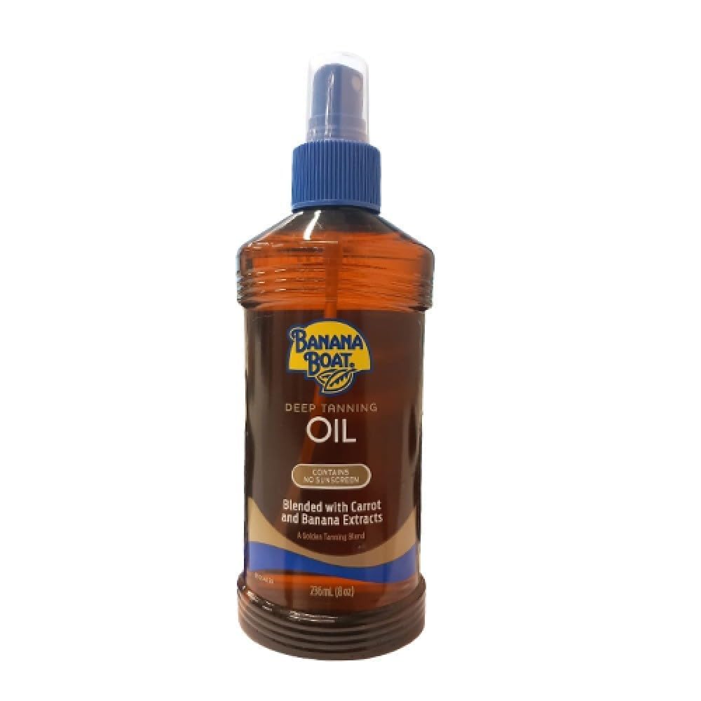 Banana Boat Deep Tanning Oil 236ml - No Sunscreen